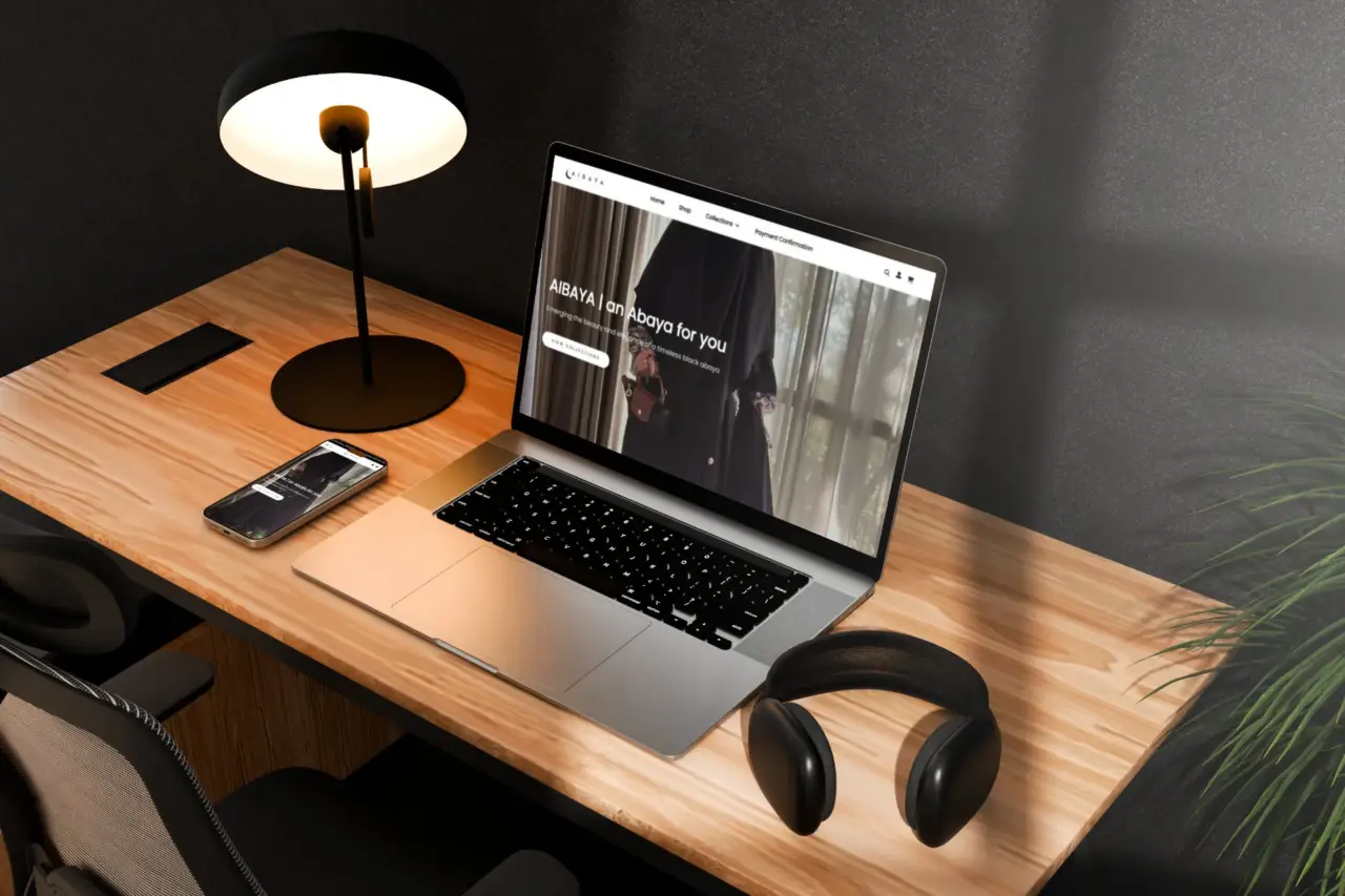 Wordpress web development ecommerce website laptop