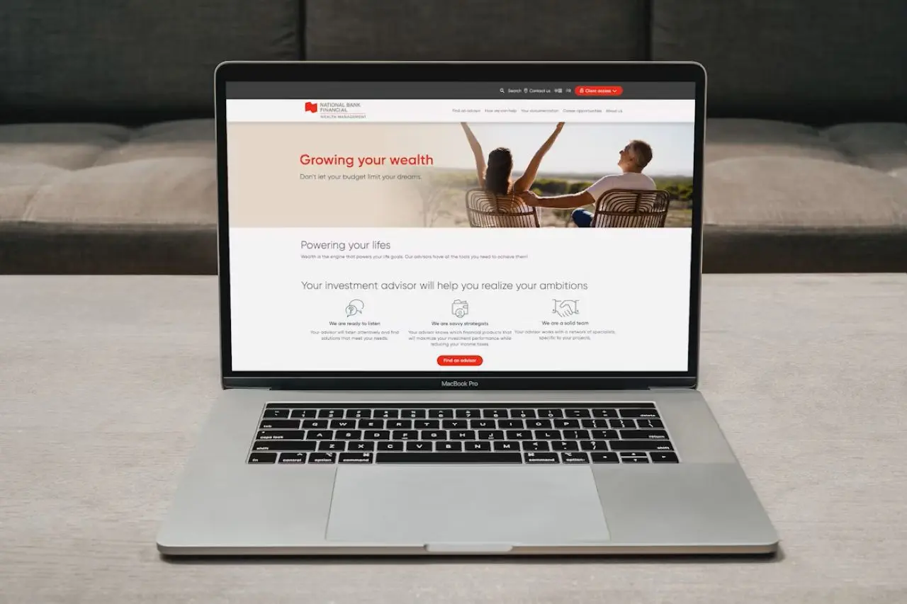 Company website clear messaging