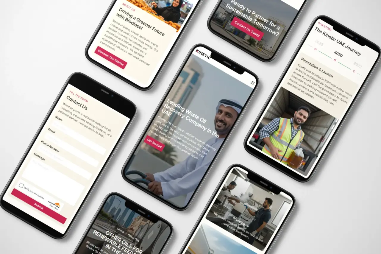 Kinetic uae mobile layout