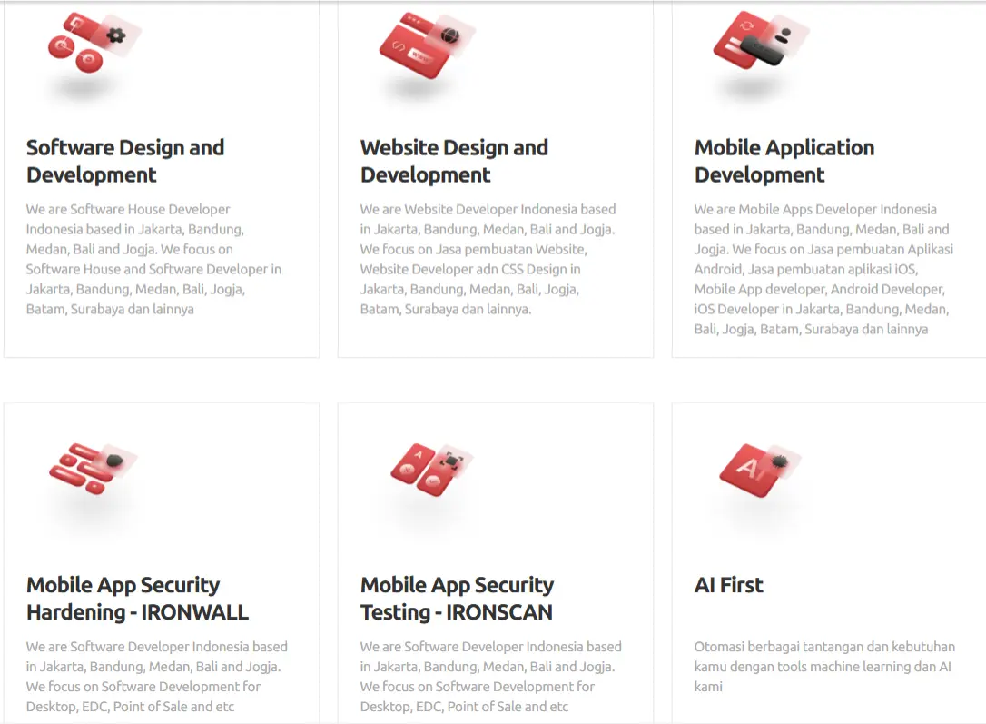 Example of Keyword Stuffing in a Website