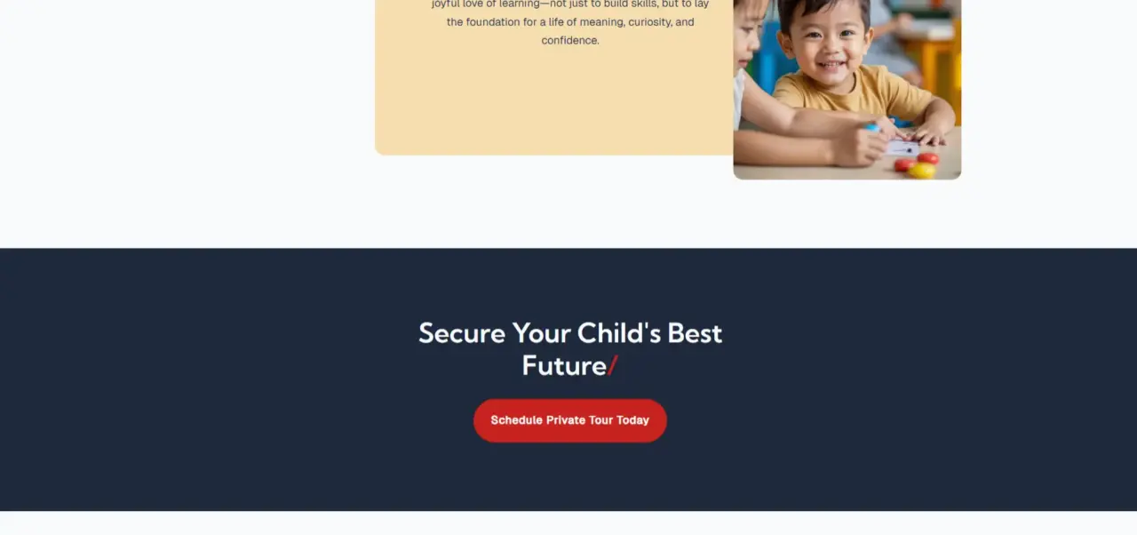A Clear Call to Action in a Page.